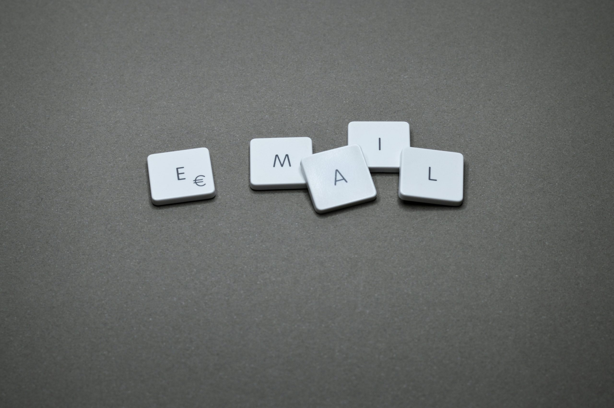 Picture displaying the letters spelled email, used for the blog post called: 'How to Cold Email for a Job'